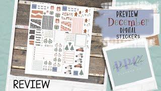 Digital Planner Stickers December | AVAILABLE NOW | sage sticker company