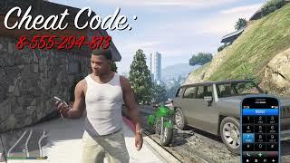 GTA 5 All NEW Secret Phone Cheats! Money Cheat FROM GTABougy