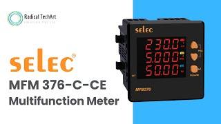 MFM 376-C-CE Multifunction Meter | Selec | Wiring, Programming & Applications