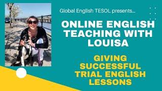 How to give successful trial online English lessons