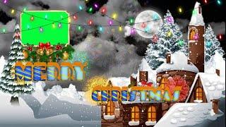 green screen background video effects/Merry Christmas green screen/VFX animation/3d/HD/4k/No-4