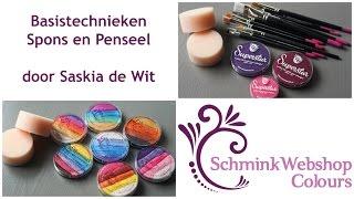 Schminken Basistechnnieken Spons & Penseel