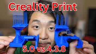 Creality Print 5.0 vs Creality Print 4.3.8 Shocking Results!