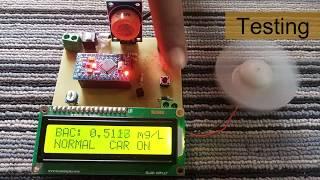 Alcohol Sensing Alert with Engine Locking Project