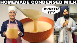 ਬਿਲਕੁਲ ਸਸਤੇ ਵਿੱਚ ਘਰੇ ਬਣਾਓ Condensed Milk | Sweetened Condensed Milk TOAST