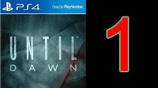 Until Dawn Walkthrough Part 1 PS4 1080p Until Dawn Gameplay PS4 - No Commentary