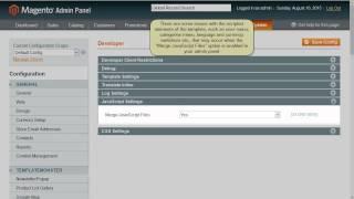 Magento. Troubleshooter. Merge JavaScript Option Issues