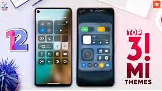 Top 3 Cool Miui 12 Themes | MIUI 12.5 Theme Customisation | iOS Control Centre || Ep 27