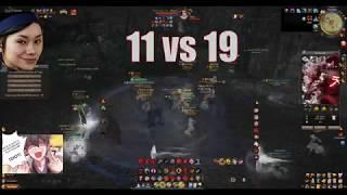 Age of Wushu: 11 vs 19 Noobs