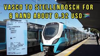 Cheapest Train in the World? Vasco to Stellenbosch for Just $0.32! 