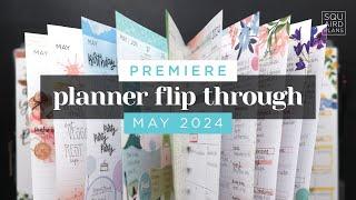 PREMIERE! MAY PLANNER FLIP THROUGH 2024 :: Completed Planner Pages in a Frankenplanner Setup