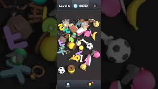 Match Merge 3D - Pair Matching 3D Puzzle Game - Level 6 #Shorts