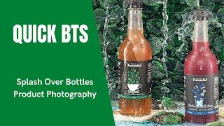 Quick BTS - Waterfall/Splash Over Bottles Product Photography