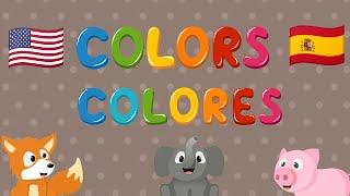 Learn colors in Spanish! Playful vocabulary for children | Spanish and English colors