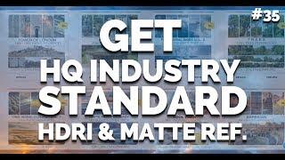 HQ INDUSTRY STANDARD HDRI & REF. - FREE! #35