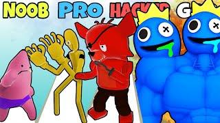 Merge Master Rainbow Friends Game - NOOB vs PRO vs HACKER vs GOD