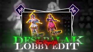 DESI BALAK || LOBBY EDIT || FREE PROJECT FILE AFTER EFFECT #shorts #aftereffects #bgmi