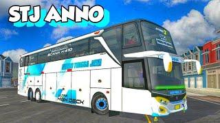 SHARE!  LIVERY "STJ ANNO" MOD UHD BUSSID || MOD BUSSID TERBARU!