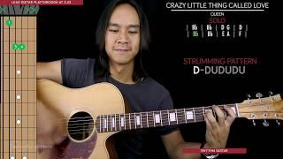 Crazy Little Thing Called Love Guitar Cover Acoustic - Queen  |Tabs + Chords|