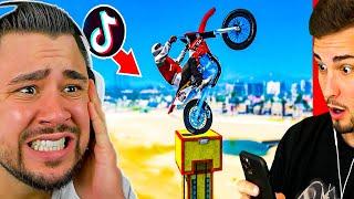 REAKTION auf VIRALE TIK TOK STUNTS 6.0 | @Dennome  reagiert 