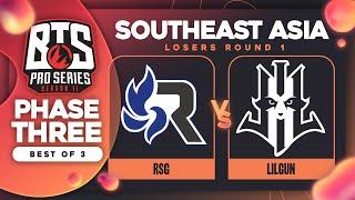 RSG vs Lilgun Game 1 - BTS Pro Series 11 SEA: Round 1 w/ Ares & Danog