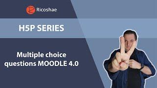 H5P Series - Creating a MULTIPLE CHOICE quiz question Moodle 4.0