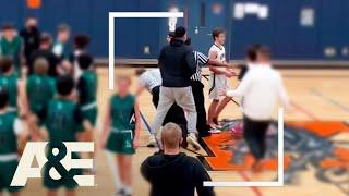 Angry Father Attacks Referee at Middle School Basketball Game | A&E