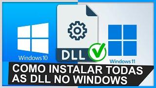 Como Instalar Todas as DLL que esta faltando no PC Windows