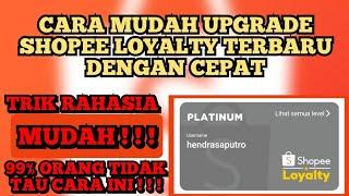 CARA CEPAT JADI MEMBER PLATINUM SHOPEE