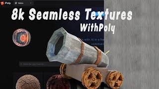 AI Generates 8K Seamless Textures // WithPoly