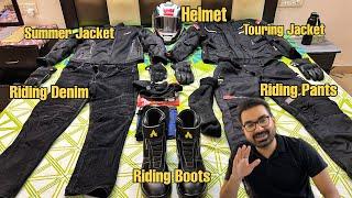 All My Riding Gears In Detail | How You can Choose Best and Budget Riding Gears? | deepranjansachan