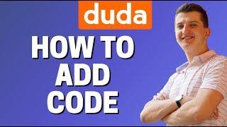 How To Add Code to Header In Duda Site Editor