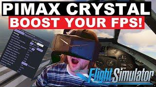 PIMAX CRYSTAL MSFS BEST SETTINGS: The ONLY guide YOU NEED! Microsoft Flight Simulator - OPENXR TOOLS