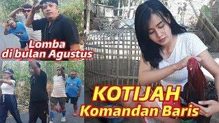 KOTIJAH KOMANDAN LATIHAN BARIS-LOMBA UNTUK AGUSTUSAN-PAK NDUT MUKIDI SENTON