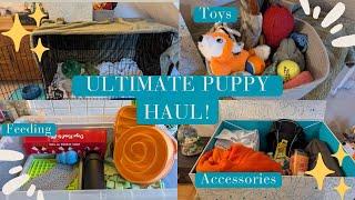 ULTIMATE PUPPY HAUL | Everything we got for our new puppy! ️