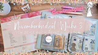 Woche 3 Novemberbudget Vlogmas Tag - Gewinnspiel!   So viele Ausgaben für Weihnachten 