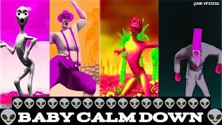 alien funny danceBaby Clam Down Full HD 4K video || Selena Gomez & Rema Official Music #mkvfx5556