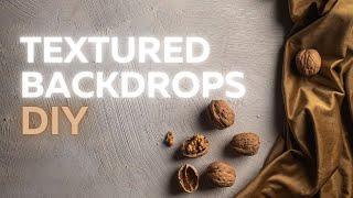 DIY Food/Product TEXTURED BACKDROPS at home