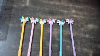 Simple & cute #Unicorn Gel Pens | Available in 4 colors | Gift Guruji