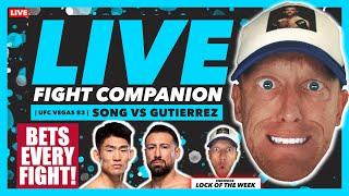 FIGHT COMPANION | UFC Vegas 83: SONG VS GUTIERREZ  | LIVE STREAM | #UFCVegas83 | We Want Picks