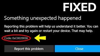 Fix: Microsoft Store Error Code 0xC0020036 when downloading apps