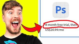How I Used Photoshop Beta Free Trial For 8 Month | 2024 Update