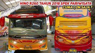 DIJUAL BUS HINO R260 TAHUN 2018 UNIT ISTIMEWA CUMA 1,2M SAJA ?