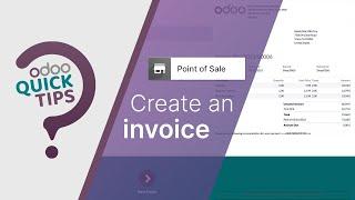 Odoo Quick Tips - Create an invoice in Point of Sale [Point of Sale]