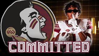 BREAKING: Max Redmon COMMITS to FSU Football | Seminoles Recruiting 