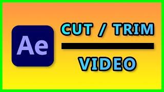 How to Trim / Cut a video in Adobe After Effects 2023