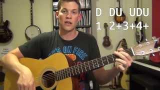 Intro to Guitar Strumming: How to Change Chords IN TIME