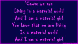 Madonna - Material Girl (Lyrics On Screen)