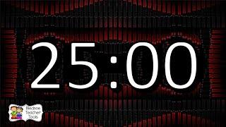25 Minute Countdown Timer with Music and Alarm