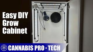 Building a Fully Automated DIY Grow Cabinet